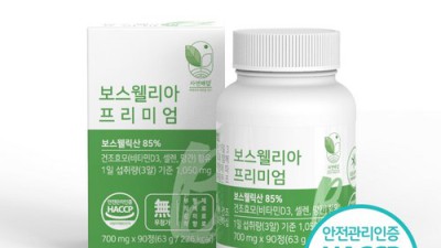 웰핏 보스웰리아 후기: 솔직한 체험과 꿀팁 대방출!